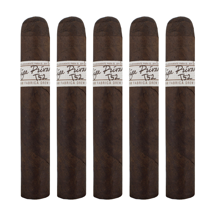 Liga Privada T52 Robusto Cigar - 5 Pack